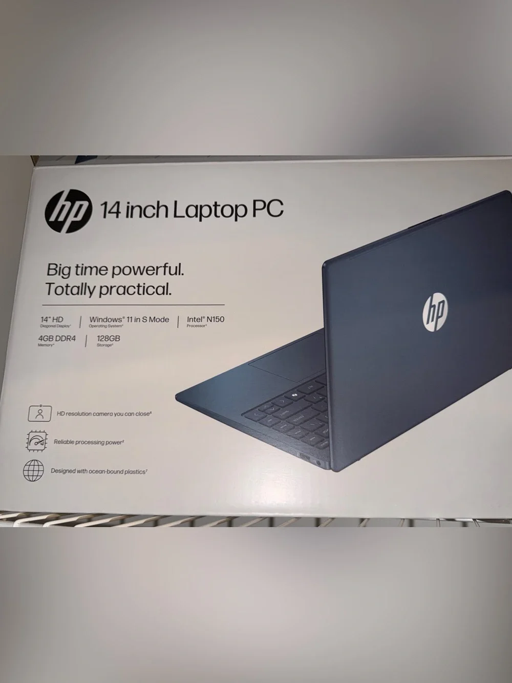 14-inch HP Laptop PC - Navy Blue Portable Laptop